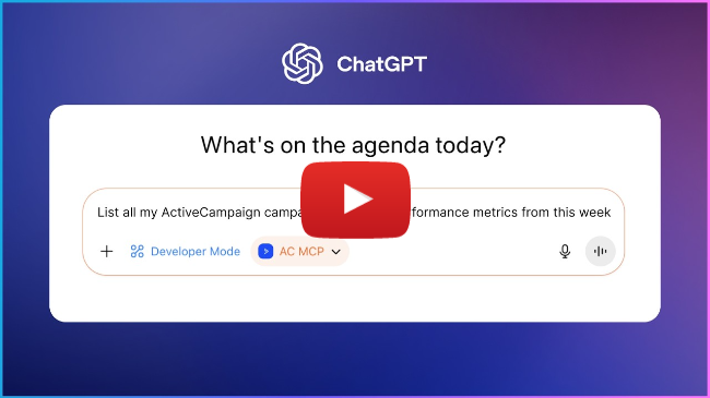 How to Connect ChatGPT to ActiveCampaign to manage your marketing 2026