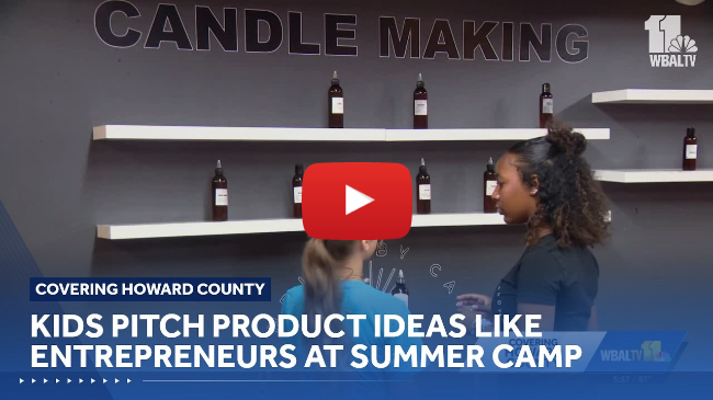 Kids learn to pitch product ideas at summer camp