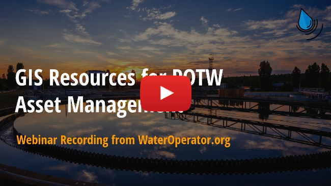 GIS Resources for POTW Asset Management