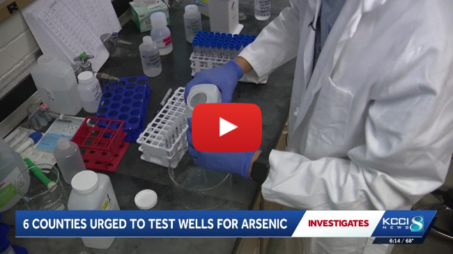KCCI Investigates: Why researchers say 6 Iowa counties need to test private wells for arsenic KCCI Investigates: Why researchers say 6 Iowa counties need to test private wells for arsenic