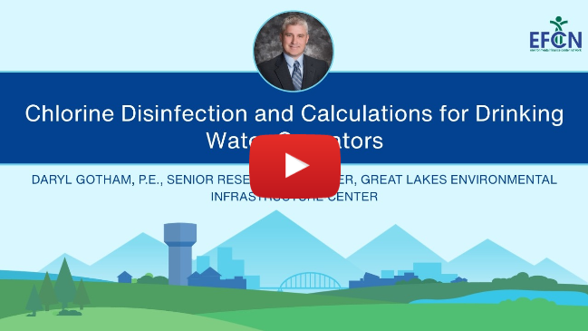 Webinar | Chlorine Disinfection and Calculations for Drinking Water Operators